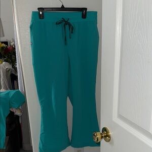 Women Petite Scrub- Fig pants